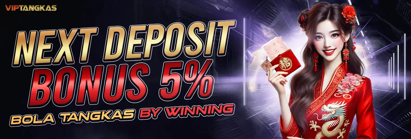 BONUS DEPOSIT 5 % BOLA TANGKAS BY WINNING